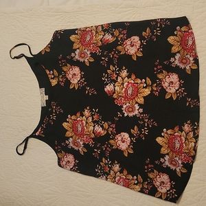 Floral rayon tank